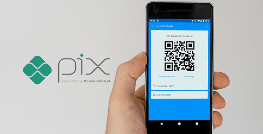 Payment via Pix Qr Code