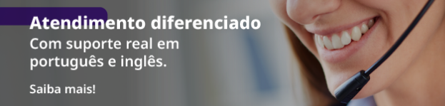 Publicidade da CambioReal, plataforma de transações internacionais da CambioReal com suporte real em português e inglês